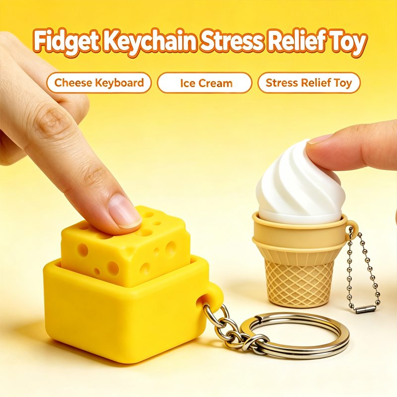 Electronics Latest Gadgets - Gantungan Kunci Fidget Clicker 3D Print