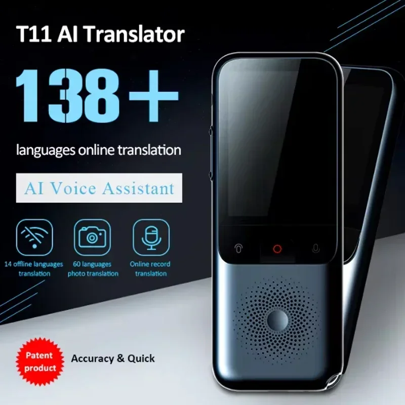 Portable Translator Device - Penerjemah Cerdas T11 138 Bahasa Offline