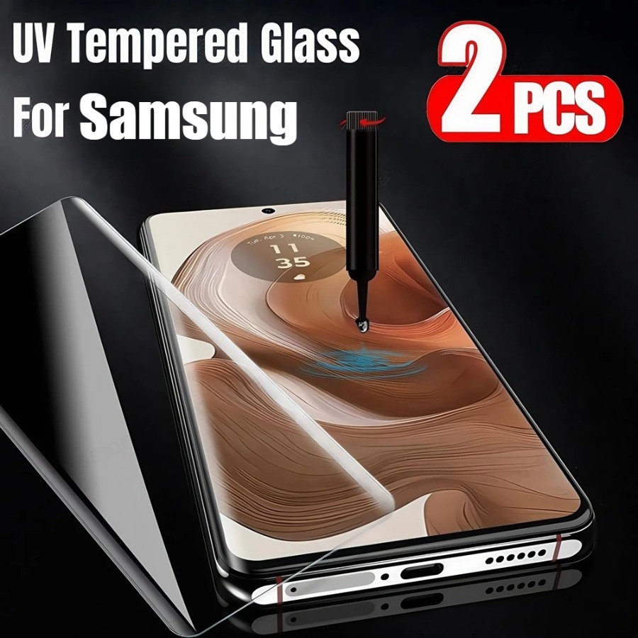 Huawei Nova 12 - Kaca Tempered Lem Penuh UV untuk