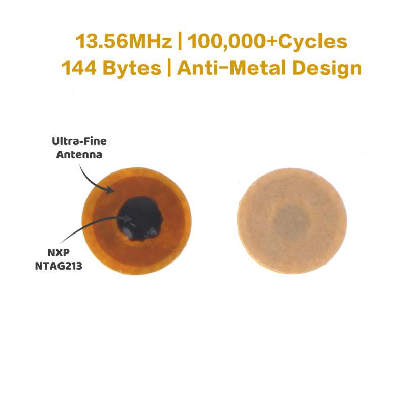 Nfc Tag Programmable - 5/10 Buah 6Mm NXP NTAG213 Tag