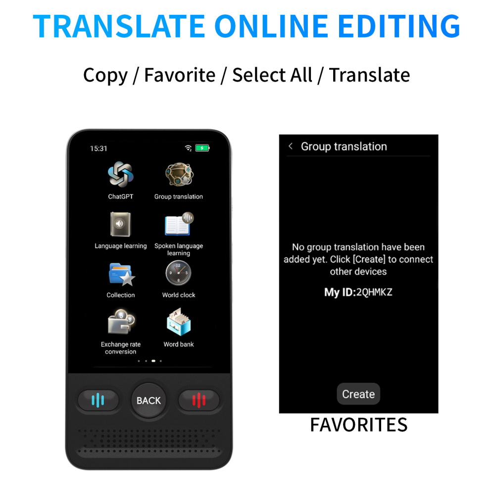 Penerjemah Instan Portabel T13 - Portable Translator Device ulasan dan harga