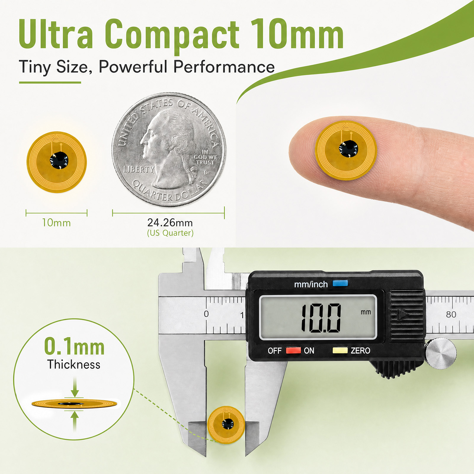 20/50Pak 10mm Tag NFC FPC Keci - Nfc Tag Programmable ulasan dan harga