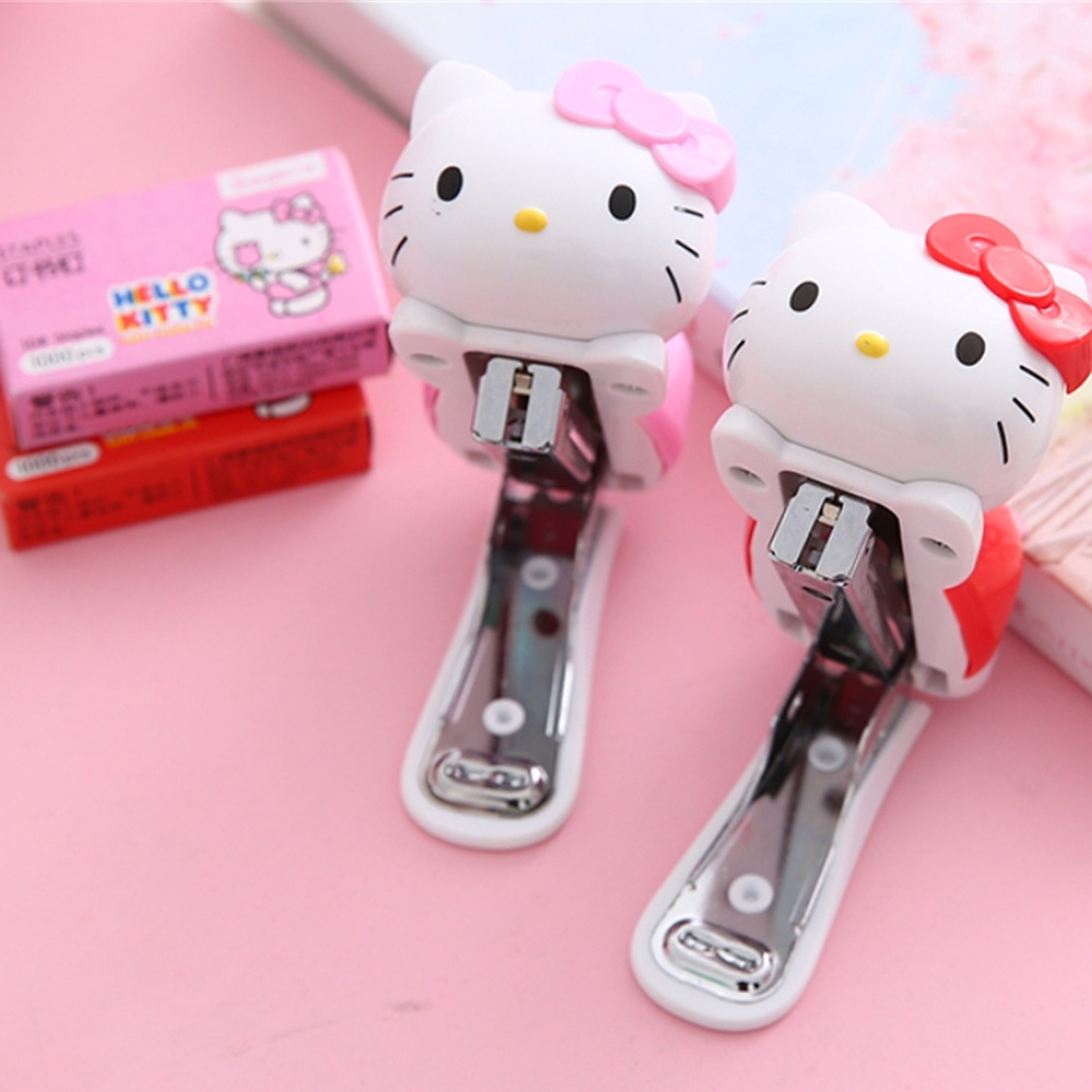 Set Stapler Anime Sanrio Asli  - Portable Translator Device ulasan dan harga