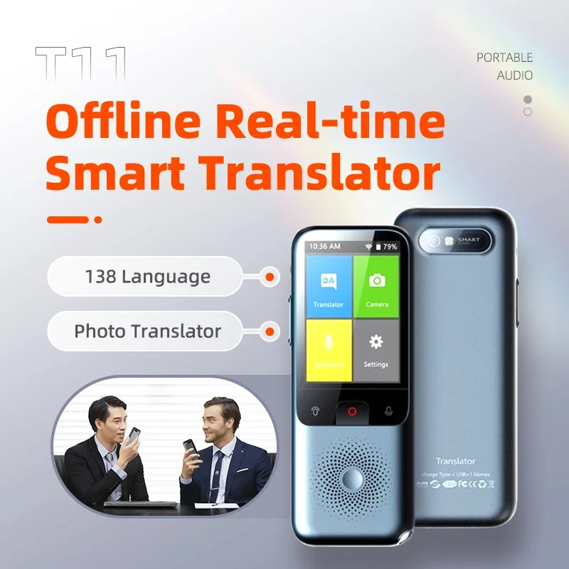 Penerjemah Cerdas T11 138 Baha - Portable Translator Device ulasan dan harga