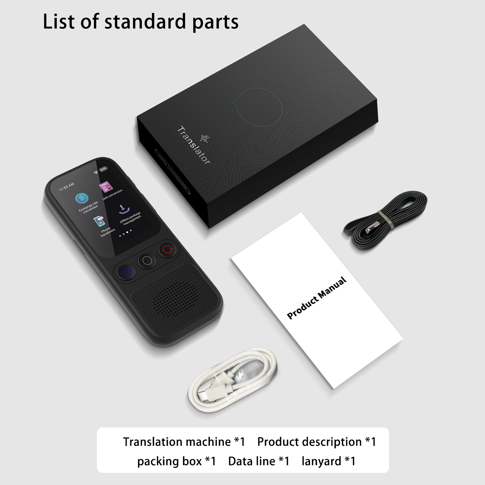 S80 Perangkat Penerjemah AI ba - Portable Translator Device ulasan dan harga