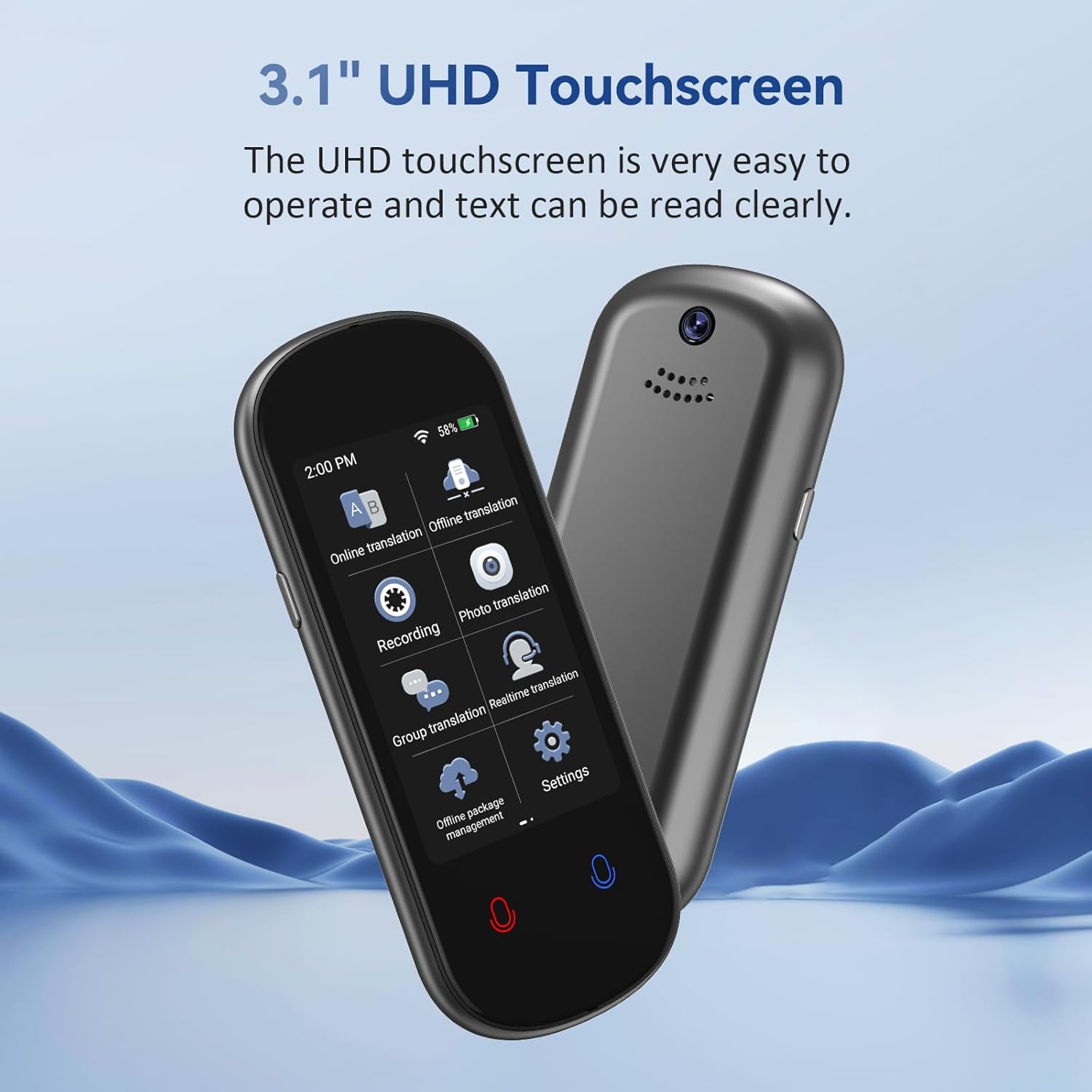 Penerjemah Suara AI Instan Z2  - Portable Translator Device ulasan dan harga
