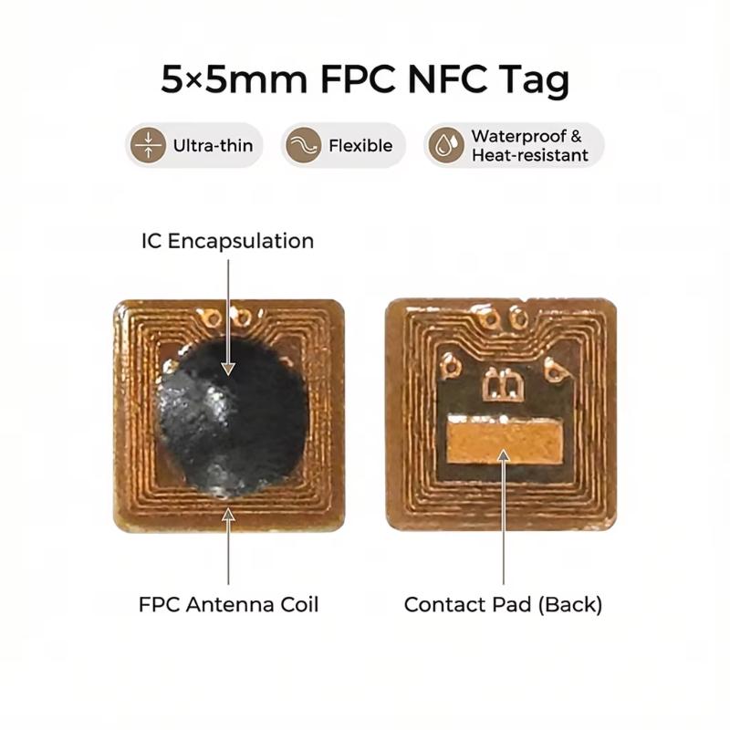 1/5/10 Buah Stiker Tag RFID NF - Nfc Tag Programmable ulasan dan harga