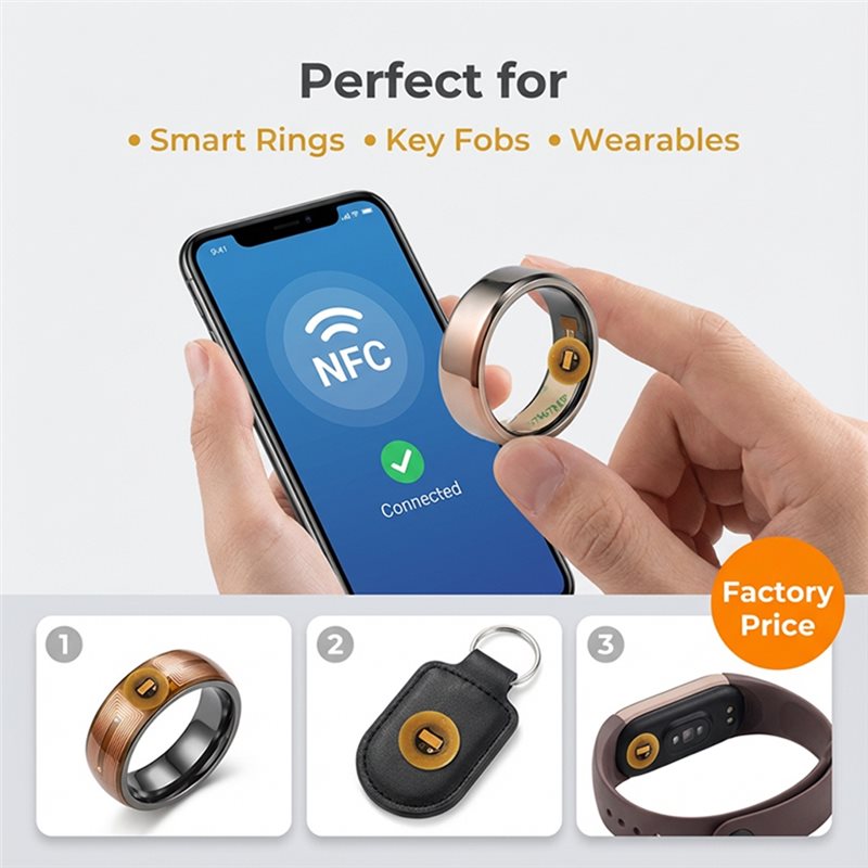 Tag NFC BAAE Diameter 6Mm NXP  - Nfc Tag Programmable ulasan dan harga