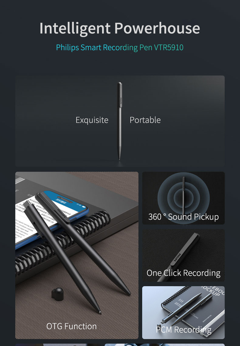 Pena Perekam Suara Philips AI  - Voice Recorder Pen ulasan dan harga